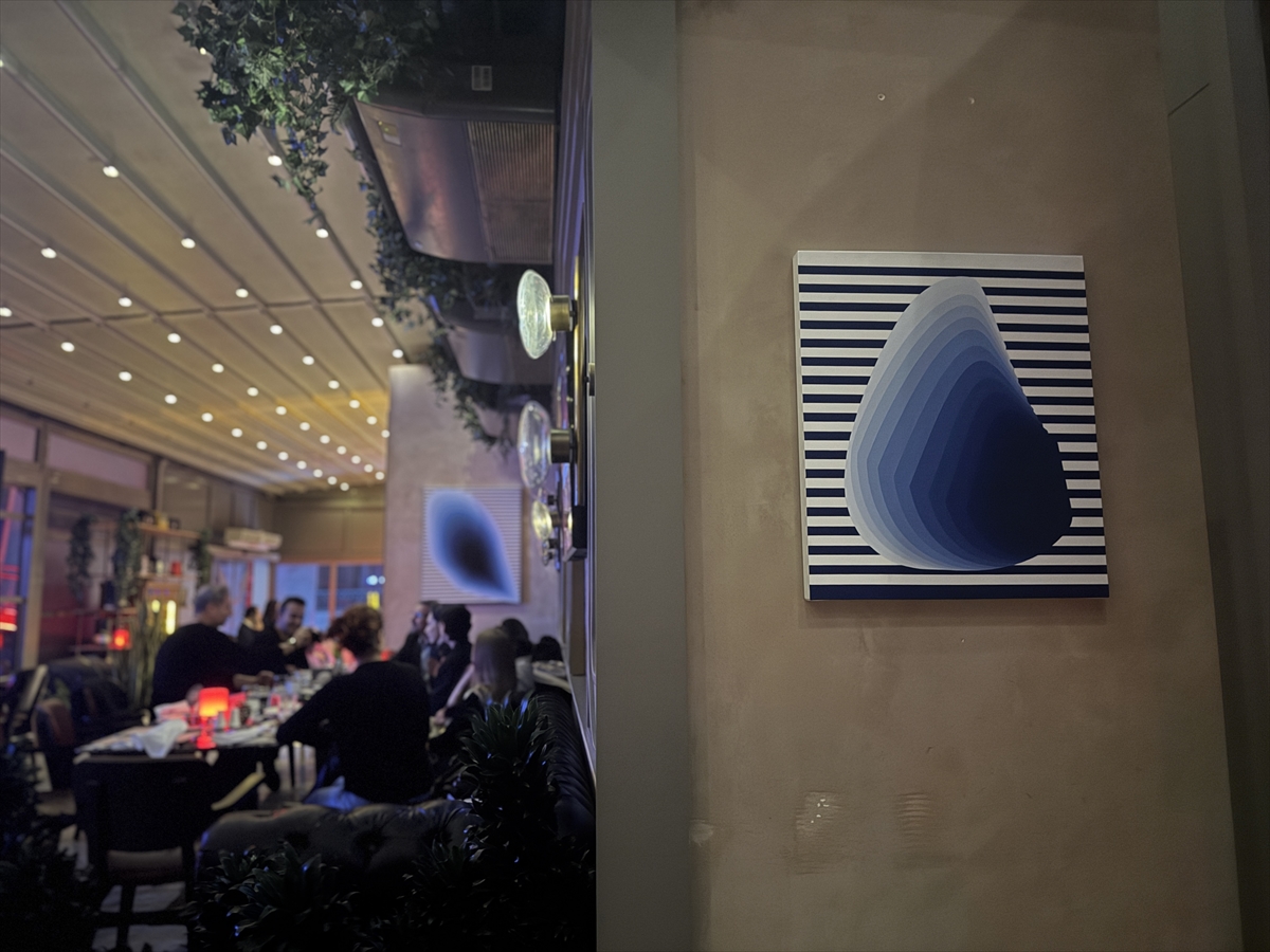 İSTANBUL (AA) – Sanatçı Zeynep Çilek Çimen'in eserleri, Uz Gallery