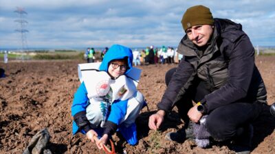 İSTANBUL (AA) – 11 Kasım Milli Ağaçlandırma Günü kapsamında Silivri'de