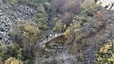 SİNOP (AA) – Sinop'un Boyabat ilçesi Kurusaray köyünde volkanik patlama