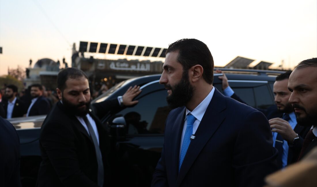 HALEP (AA) – Suriye Cumhurbaşkanı Ahmed Şara, Halep’in devrik rejimden