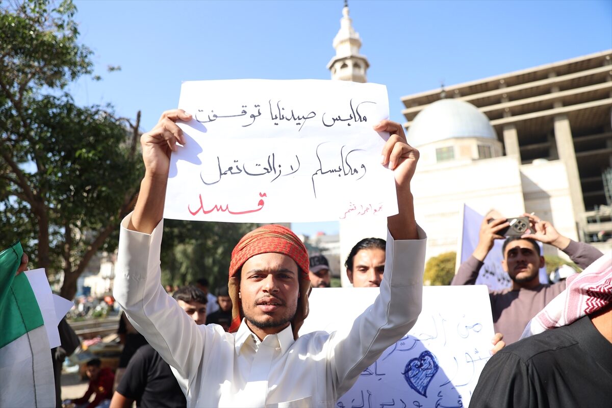 ŞAM (AA) – Suriye’nin başkenti Şam’da, SDG adını kullanan terör