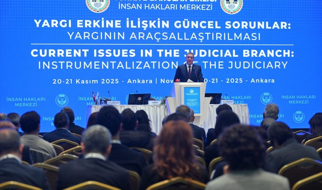 ANKARA (AA) – Türkiye Barolar Birliği (TBB) Başkanı Erinç Sağkan,