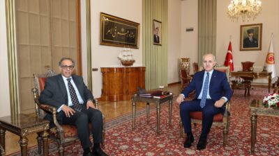 TBMM (AA) – TBMM Başkanı Numan Kurtulmuş, Kuveyt'in Ankara Büyükelçisi