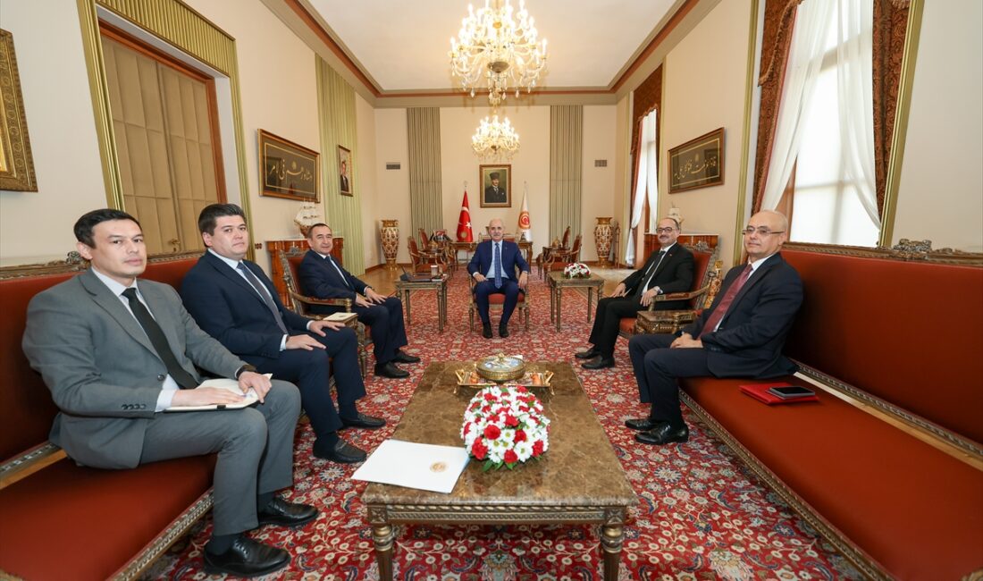TBMM (AA) – TBMM Başkanı Numan Kurtulmuş, Özbekistan'ın Ankara Büyükelçisi
