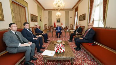 TBMM (AA) – TBMM Başkanı Numan Kurtulmuş, Özbekistan'ın Ankara Büyükelçisi