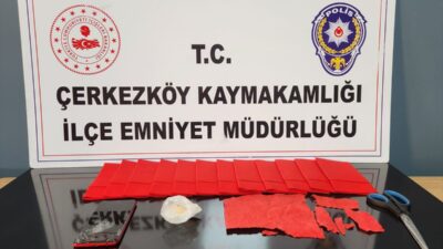 TEKİRDAĞ(AA) -Tekirdağ'ın Çerkezköy ilçesinde polis ekiplerinin aile içi şiddet ihbarı