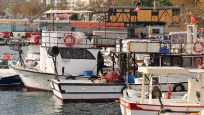 TEKİRDAĞ (AA) – Tekirdağlı balıkçılar, Marmara Denizi'nde etkili olan lodos
