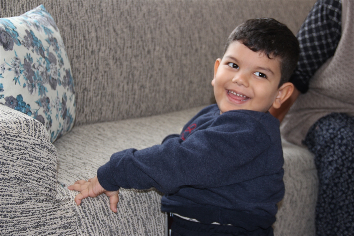 TEKİRDAĞ (AA) – Tekirdağ'da SMA hastası 3,5 yaşındaki Hulusi Sert