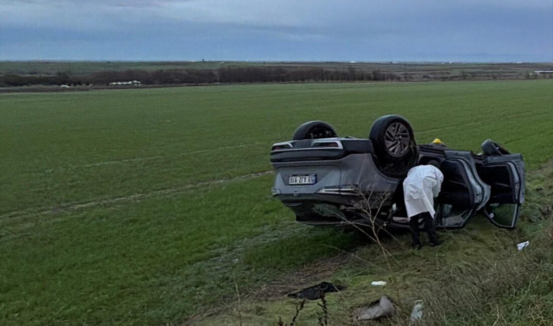 TEKİRDAĞ (AA) – Tekirdağ'ın Ergene ilçesinde otomobil ile tankerin çarpışması