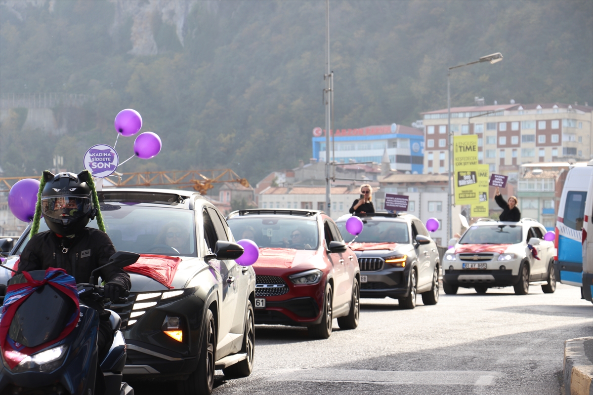 TRABZON (AA) – Trabzon'da, 25 Kasım Kadına Yönelik Şiddete Karşı