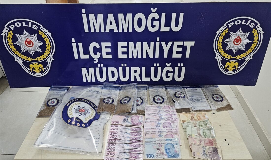 ADANA (AA) – Adana'nın İmamoğlu ilçesinde uyuşturucu operasyonunda gözaltına alınan