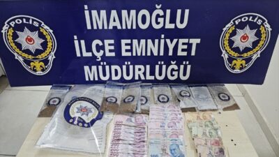 ADANA (AA) – Adana'nın İmamoğlu ilçesinde uyuşturucu operasyonunda gözaltına alınan
