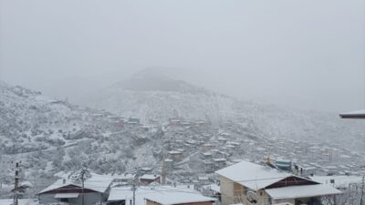 ADANA (AA) – Adana'nın yüksek kesimleri kar yağışı nedeniyle beyaza