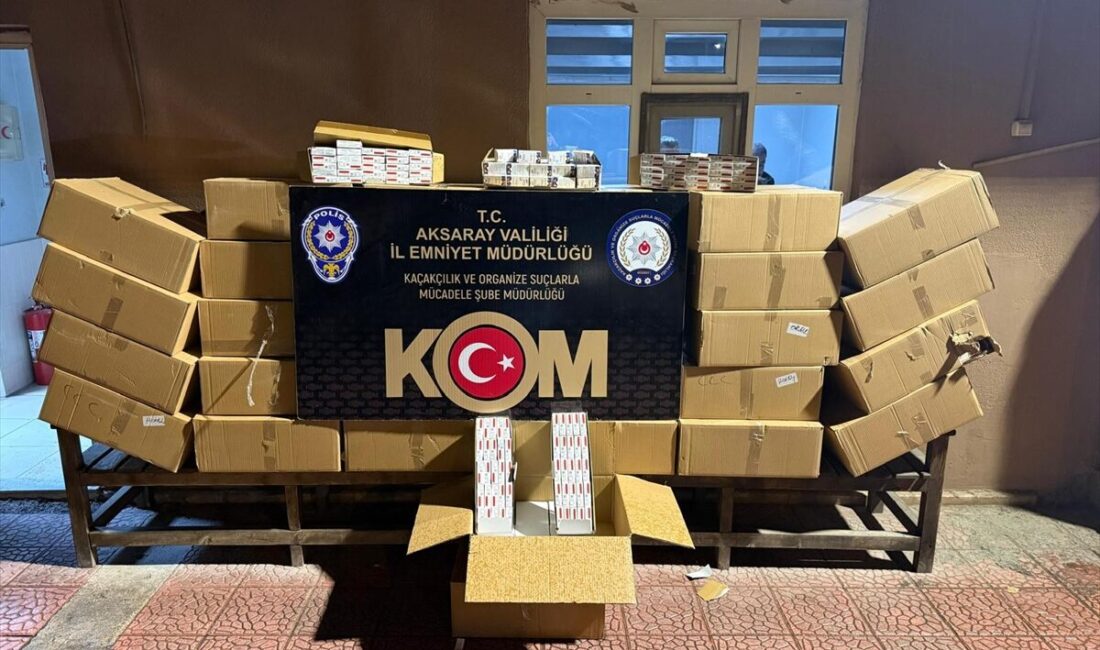 AKSARAY (AA) – Aksaray'da çok sayıda kaçak ürünün ele geçirildiği
