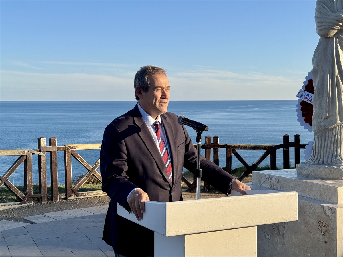 ANTALYA (AA) – Antalya'da Plancia Magna anısına yaptırılan heykelin açılışı