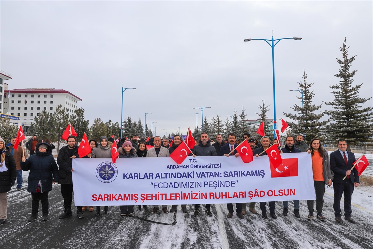 ARDAHAN (AA) – Ardahan Üniversitesince "Karlar Altında Yazılan Destan: Sarıkamış