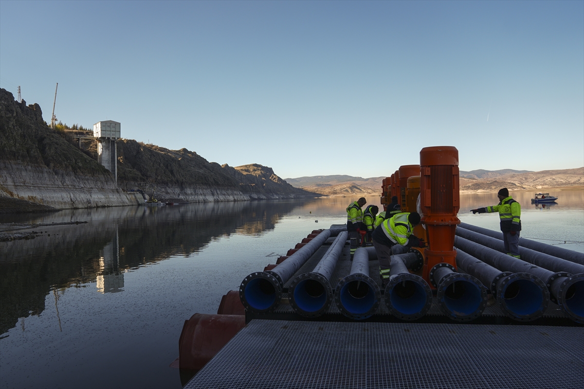 - "Çamlıdere Barajı'nın ölü hacminde yaklaşık 110 milyon metreküp su