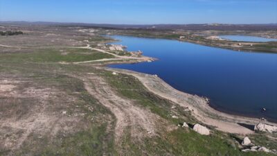 EDİRNE (AA) – Edirne'deki Süloğlu Barajı'nın su seviyesi kuraklık nedeniyle