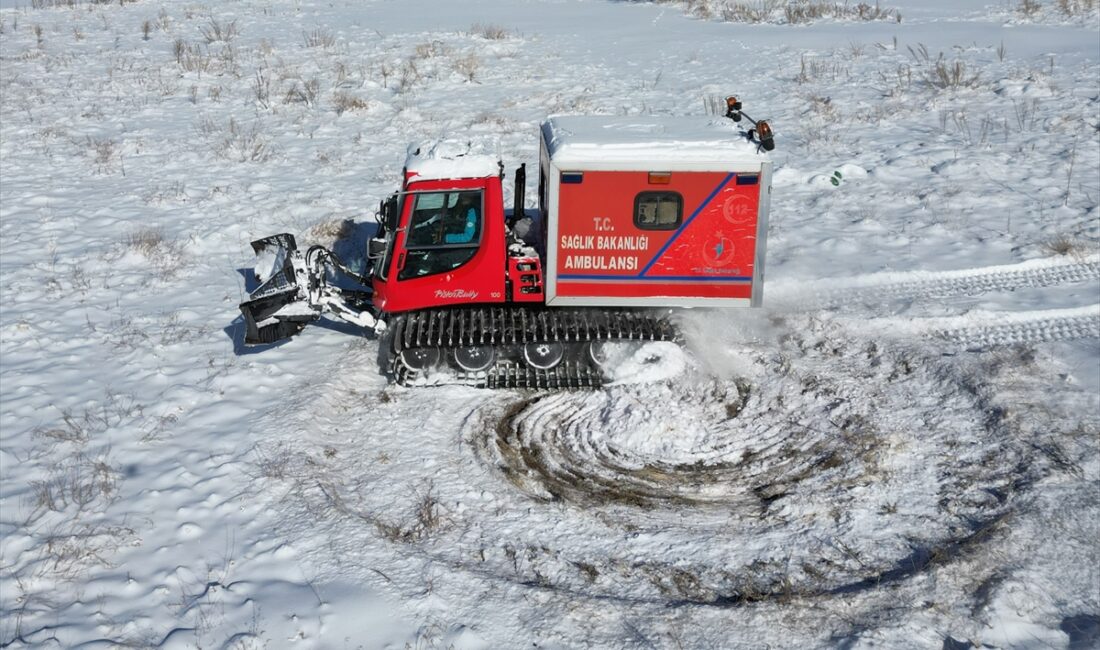 - 112 Acil Sağlık ekipleri, 3'ü snowtrack, 5'i paletli toplam