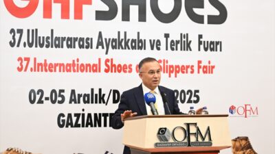 GAZİANTEP (AA) – Gaziantep'te 37'ncisi düzenlenen "GAPSHOES Uluslararası Ayakkabı, Saraciye,