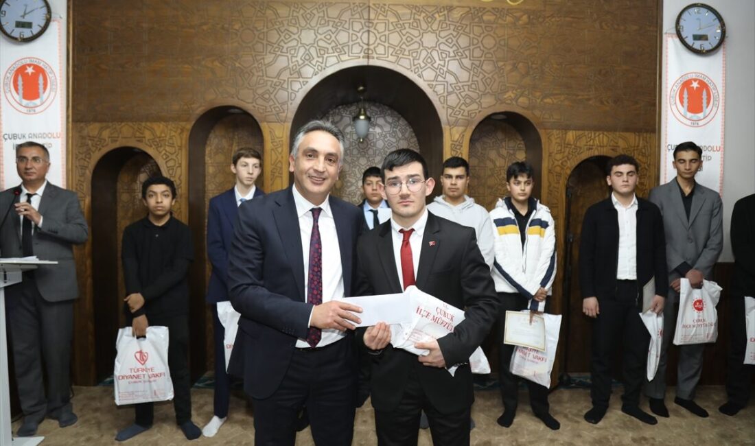 ANKARA (AA) – Milli Eğitim Bakanlığı Din Öğretimi Genel Müdürlüğünce