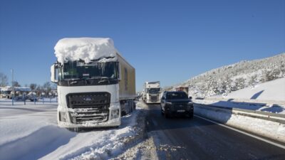 BOLU (AA) – Kış şartlarına uygun donanıma sahip olmayan ağır
