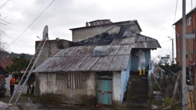 GİRESUN (AA) – Giresun'un Görele ilçesinde müstakil evde çıkan yangında