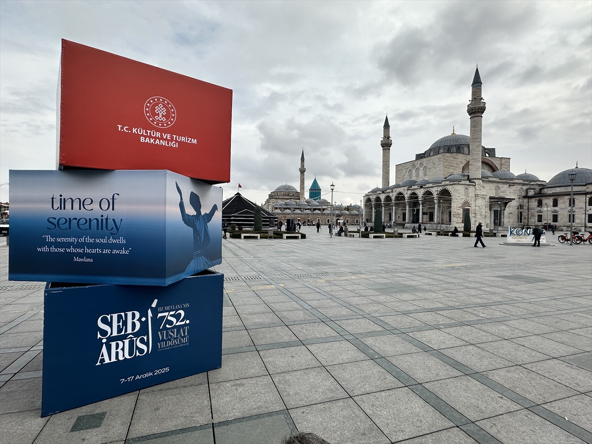 KONYA (AA) – Konya'da, Hazreti Mevlana'nın 752. Vuslat Yıl Dönümü