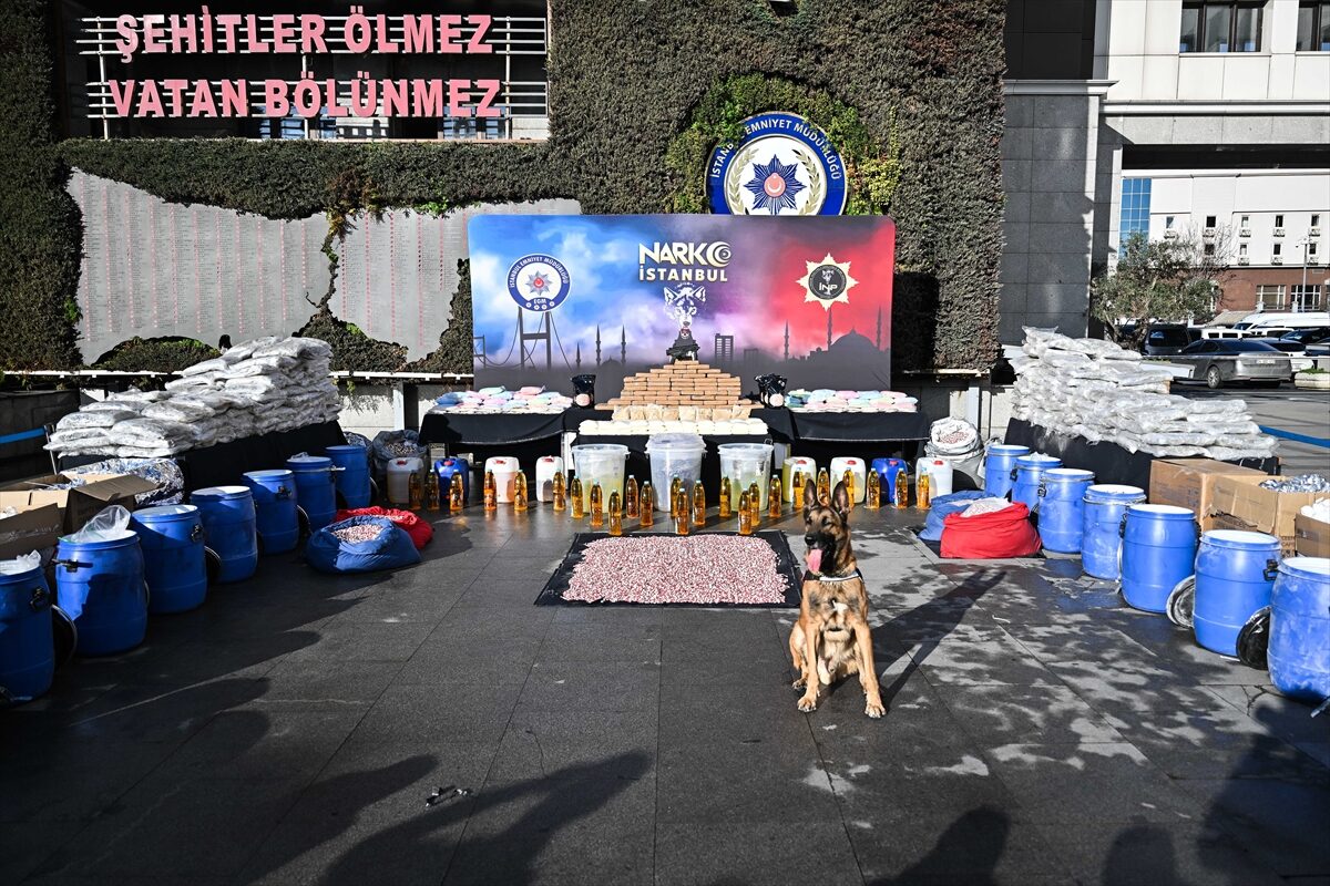 İSTANBUL (AA) – İstanbul'da 11 ilçede düzenlenen operasyonlarda, 1 ton