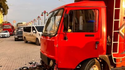 - Kazada lise öğrencisi motosiklet sürücüsü ağır yaralandı