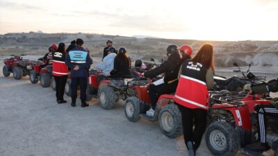 NEVŞEHİR (AA) – Kapadokya Alan Başkanlığı, yeni yıl öncesi bölgede