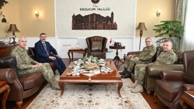 ERZURUM (AA) – Kara Kuvvetleri Komutanı Orgeneral Metin Tokel, Erzurum