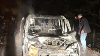 KARABÜK (AA) – Karabük'ün Yenice ilçesinde seyir halindeyken yangın çıkan