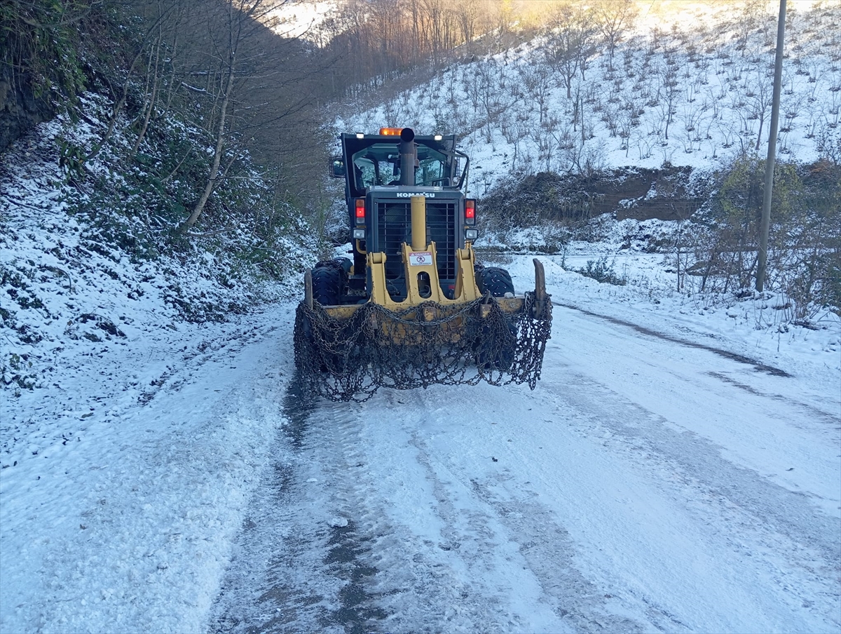 TRABZON (AA) – Trabzon, Rize, Giresun ve Artvin'de, kar nedeniyle