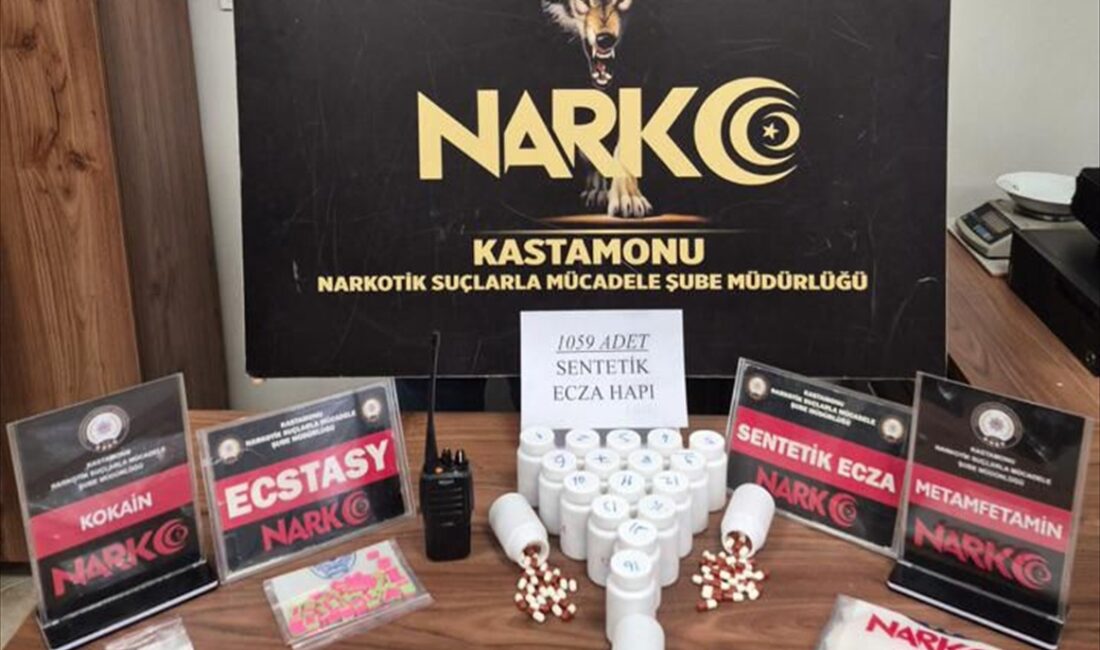 KASTAMONU (AA) – Kastamonu'da düzenlenen uyuşturucu operasyonunda gözaltına alınan 3