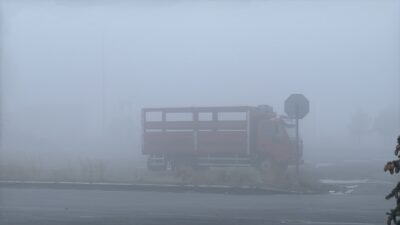 KAYSERİ (AA) – Kayseri'de etkili olan sis nedeniyle görüş mesafesi