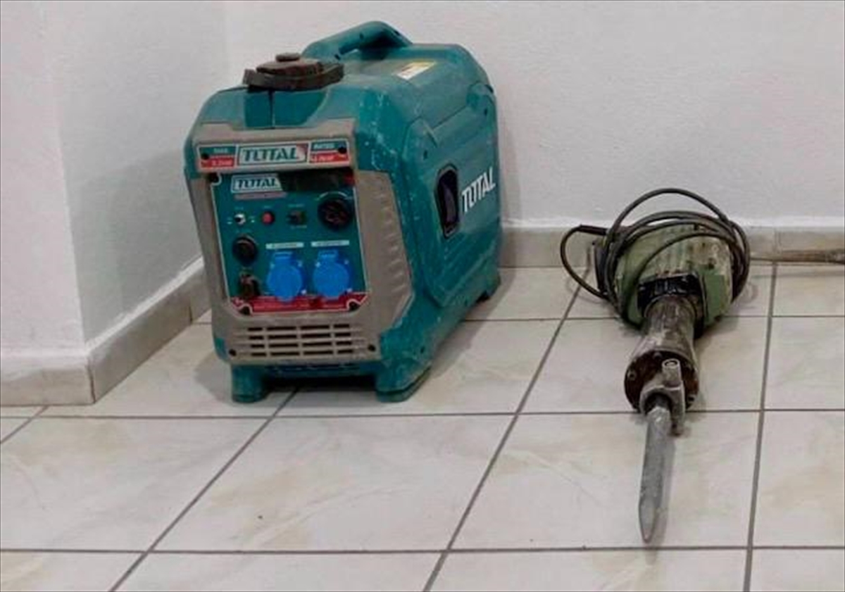 KIRŞEHİR (AA) – Kırşehir'de kırsal alanda izinsiz kazı yapan şüpheli