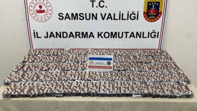 SAMSUN (AA) – Samsun'un İlkadım ilçesinde 6 bin 621 uyuşturucu
