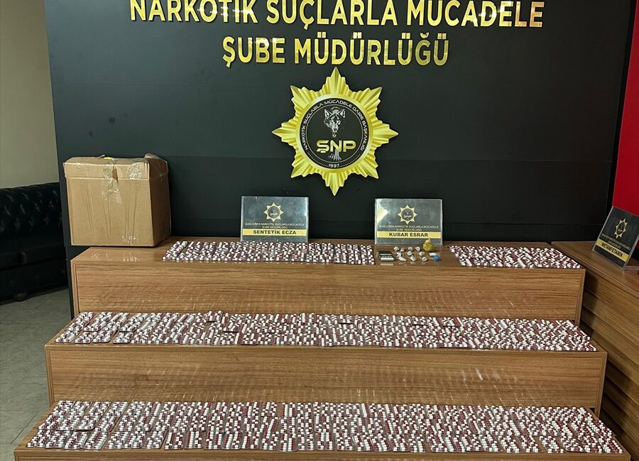 ŞANLIURFA (AA) – Şanlıurfa'da uyuşturucu operasyonunda 5 bin 54 sentetik