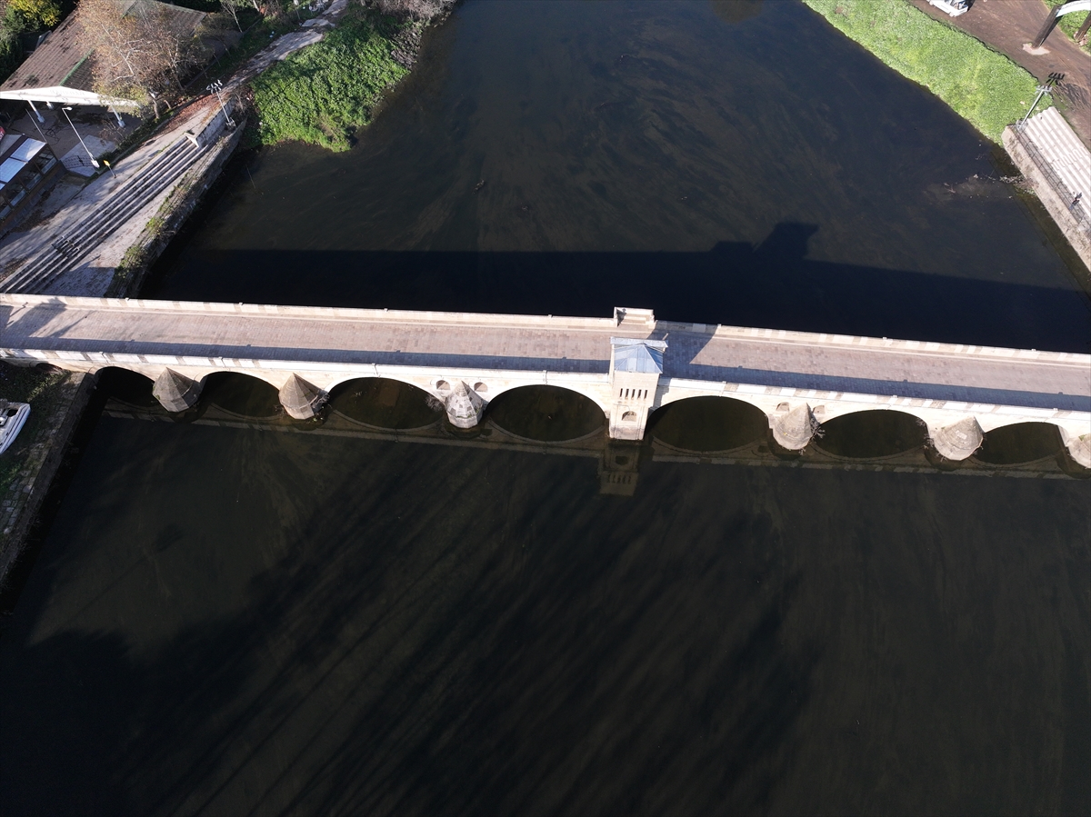 EDİRNE (AA) – Meriç ve Tunca nehirlerinin debisi, Edirne ile