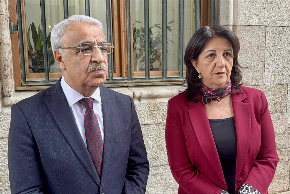 TBMM (AA) – TBMM Başkanı Numan Kurtulmuş, DEM Parti heyetiyle