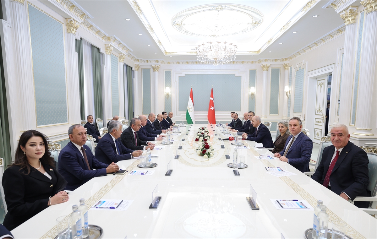 DUŞANBE (AA) – TBMM Başkanı Numan Kurtulmuş, resmi ziyaret gerçekleştirdiği