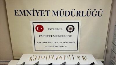 İSTANBUL (AA) – Ümraniye'de silah ticareti yaptığı iddiasıyla gözaltına alınan
