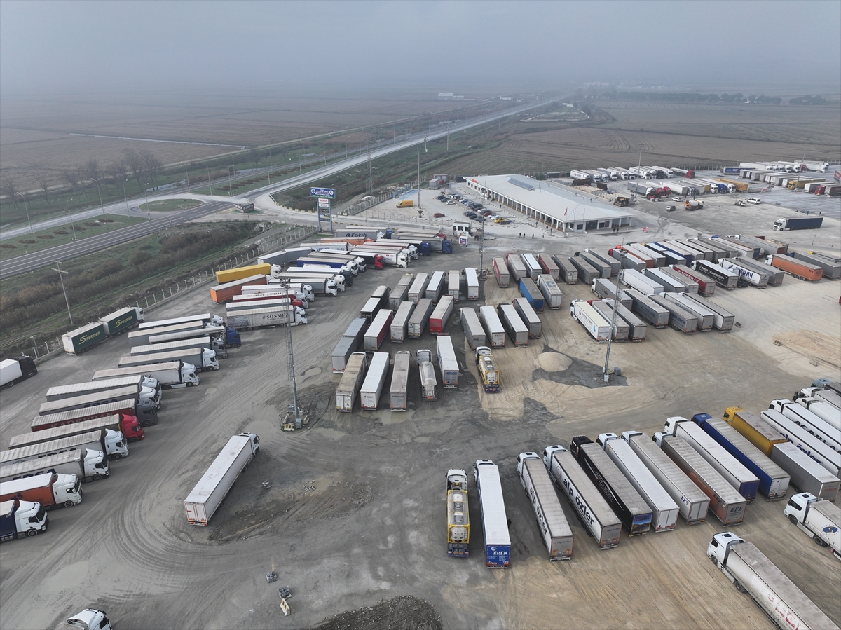 EDİRNE (AA) – Yunanistan'daki çiftçi eylemi nedeniyle bu ülkeye açılan