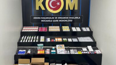 ADANA (AA) – Adana'da 3 bin 264 ilaç ve 253