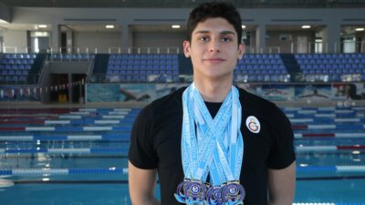 - 14 Türkiye şampiyonluğu bulunan genç sporcu Emre Onuş:
- "Milli