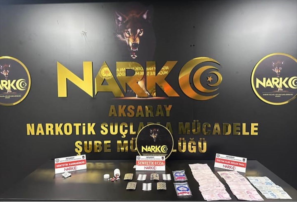 AKSARAY (AA) – Aksaray'da düzenlenen uyuşturucu operasyonunda gözaltına alınan 8