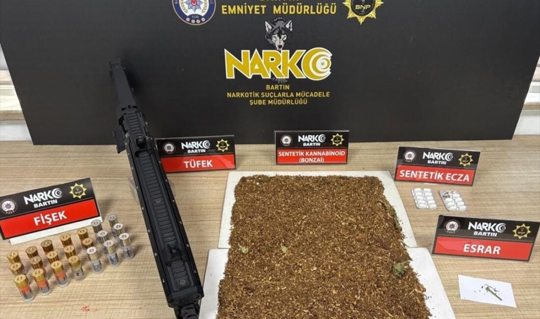 BARTIN (AA) – Bartın'da uyuşturucu operasyonunda gözaltına alınan 6 şüpheli