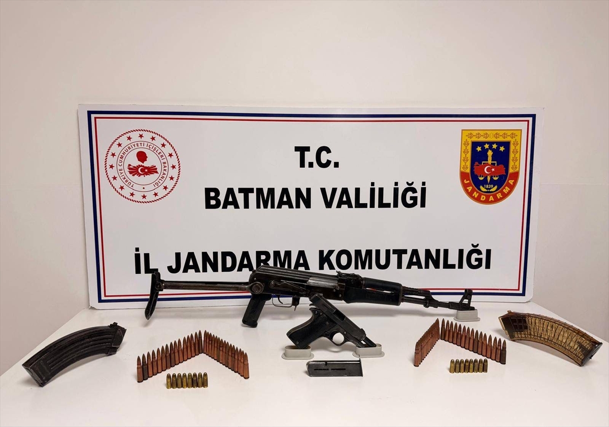 BATMAN (AA) – Batman'da silah kaçakçılığı operasyonu kapsamında bir şüpheli
