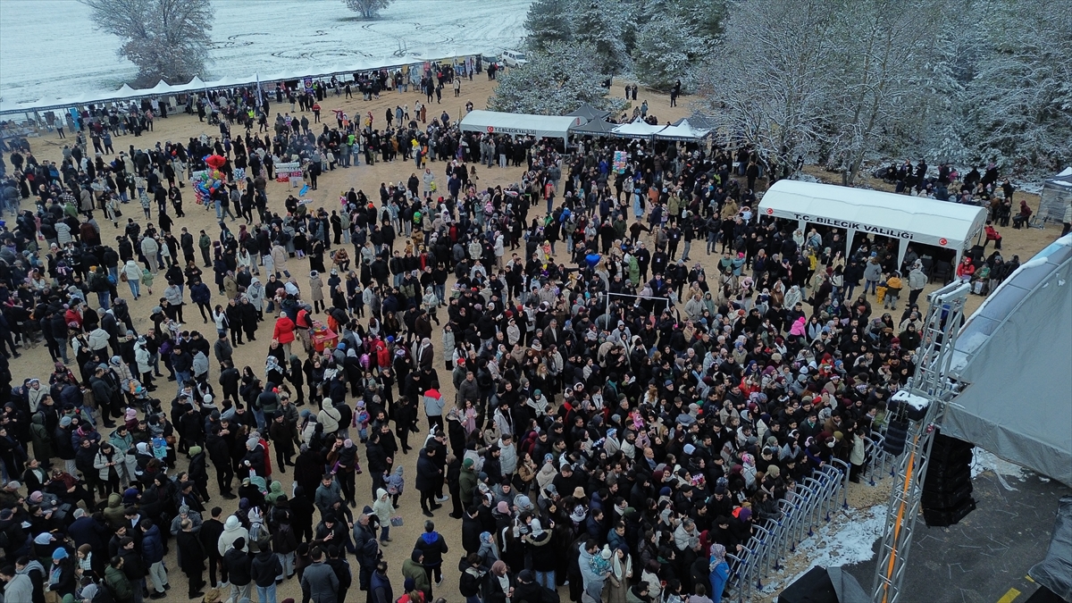 BİLECİK (AA) – Bilecik Valiliği himayesinde düzenlenen 1. Gölpark Kış